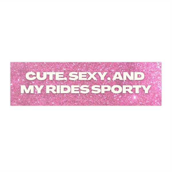 ‘Vroom Vroom,’ by Charli XCX Bumper Sticker