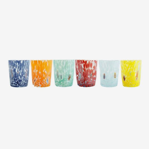 MuranoGB Set of Six Murano Glass Tumblers