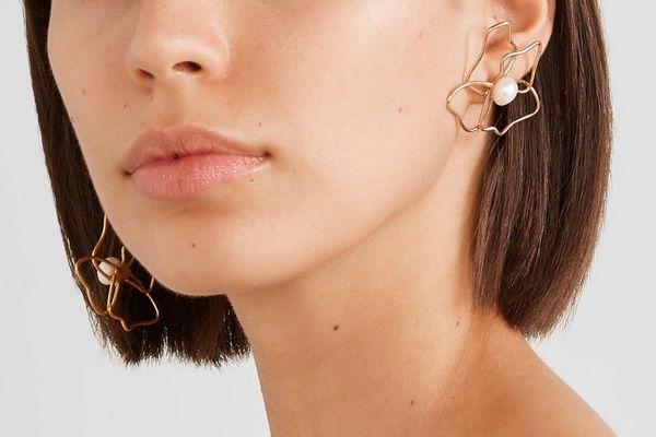 Anita Berisha Blooming Pearl Earrings