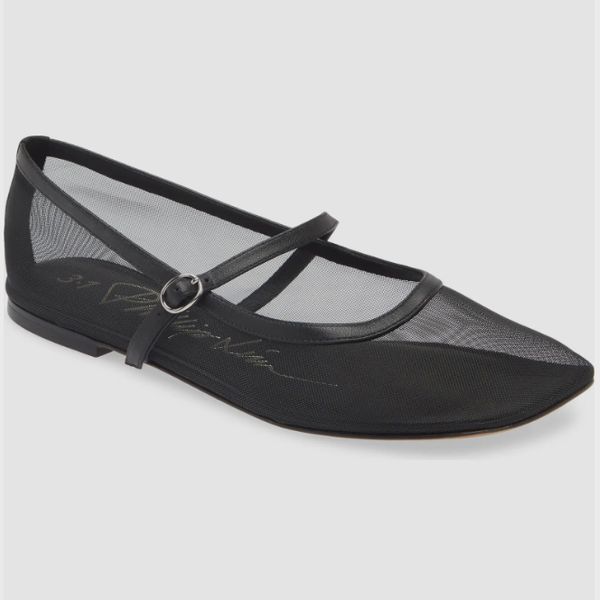 3.1 Phillip Lim Mesh Mary Jane Flats