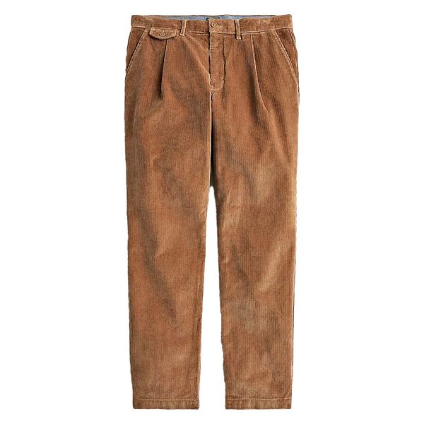 J.Crew Single-Pleat 10-Wale Corduroy Pant