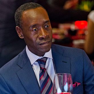 Don Cheadle as Marty Kaan in House of Lies (Season 2, Episode 2).