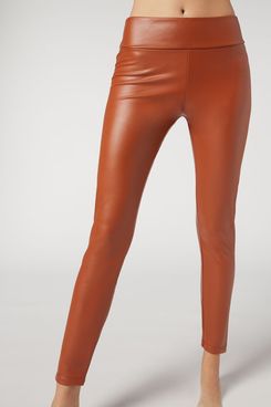 Calzedonia Thermal Leather Effect Leggings