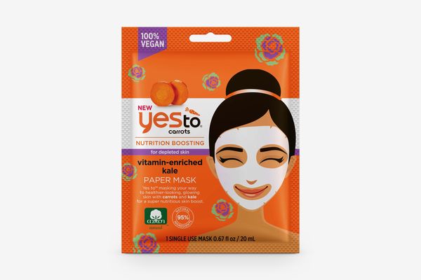 Yes To Carrots Vitamin-Enriched Kale Paper Mask