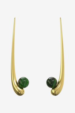 Khiry Adisa Malachite Drop Earrings