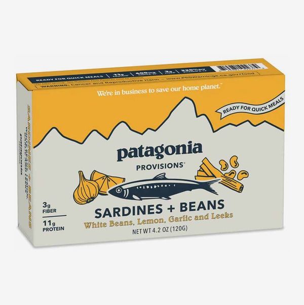 Patagonia Sardines & Beans: White Beans, Lemon, Garlic and Leeks