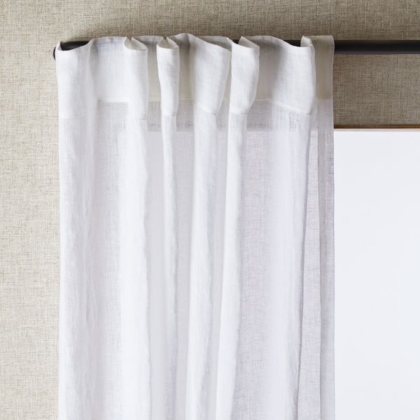 Parachute Washed Linen Sheer Curtain