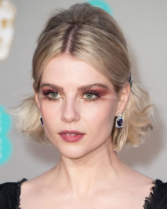 Actress Lucy Boynton Had the Best Red Carpet Beauty Looks
