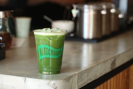 MatchaBar's iced matcha.