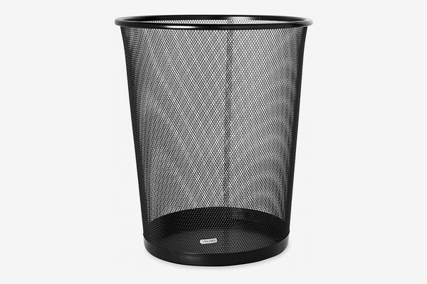 Ybmhome Steel Mesh Round Open Top Waste Basket Bin Trash Can Sold per 2 Pieces 