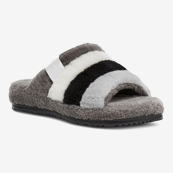 UGG Men's Fluff You Striped Slippers