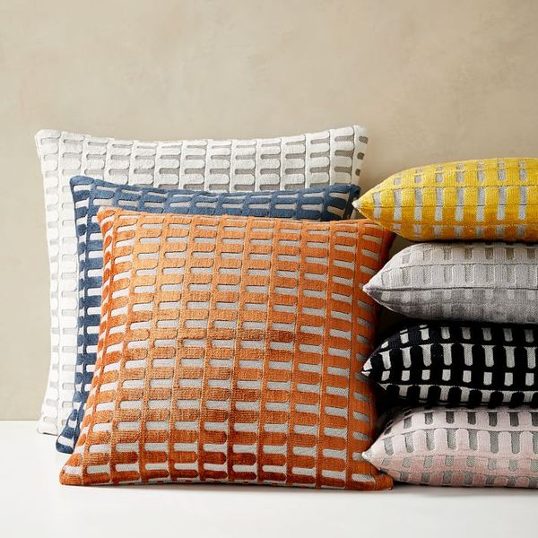 Cut Velvet Archways Pillow Covers