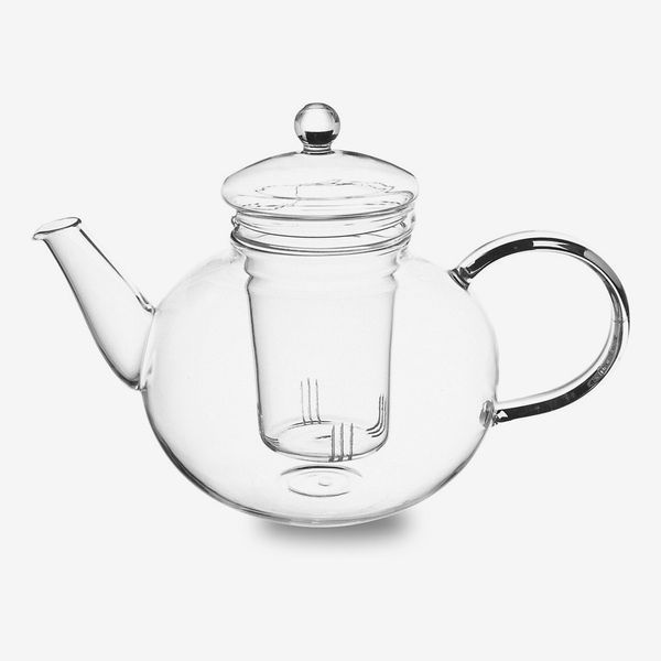 Grosche Monaco Two-Piece Glass Teapot and Glass Infuser Set, 50 Ounces