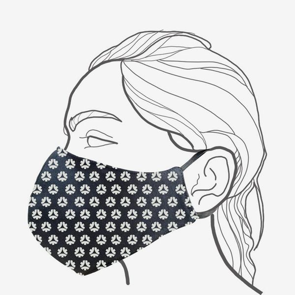Etiko Organic Fair-Trade Black Face Mask