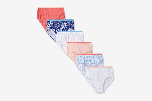 Hanes Big Girls' Cotton Brief 6-Pack