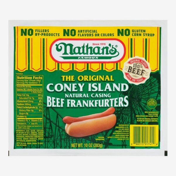 Nathan’s Famous Famous Natural Casing Beef Frankfurters