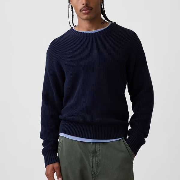 Gap 100% Cotton Relaxed Shaker Sweater