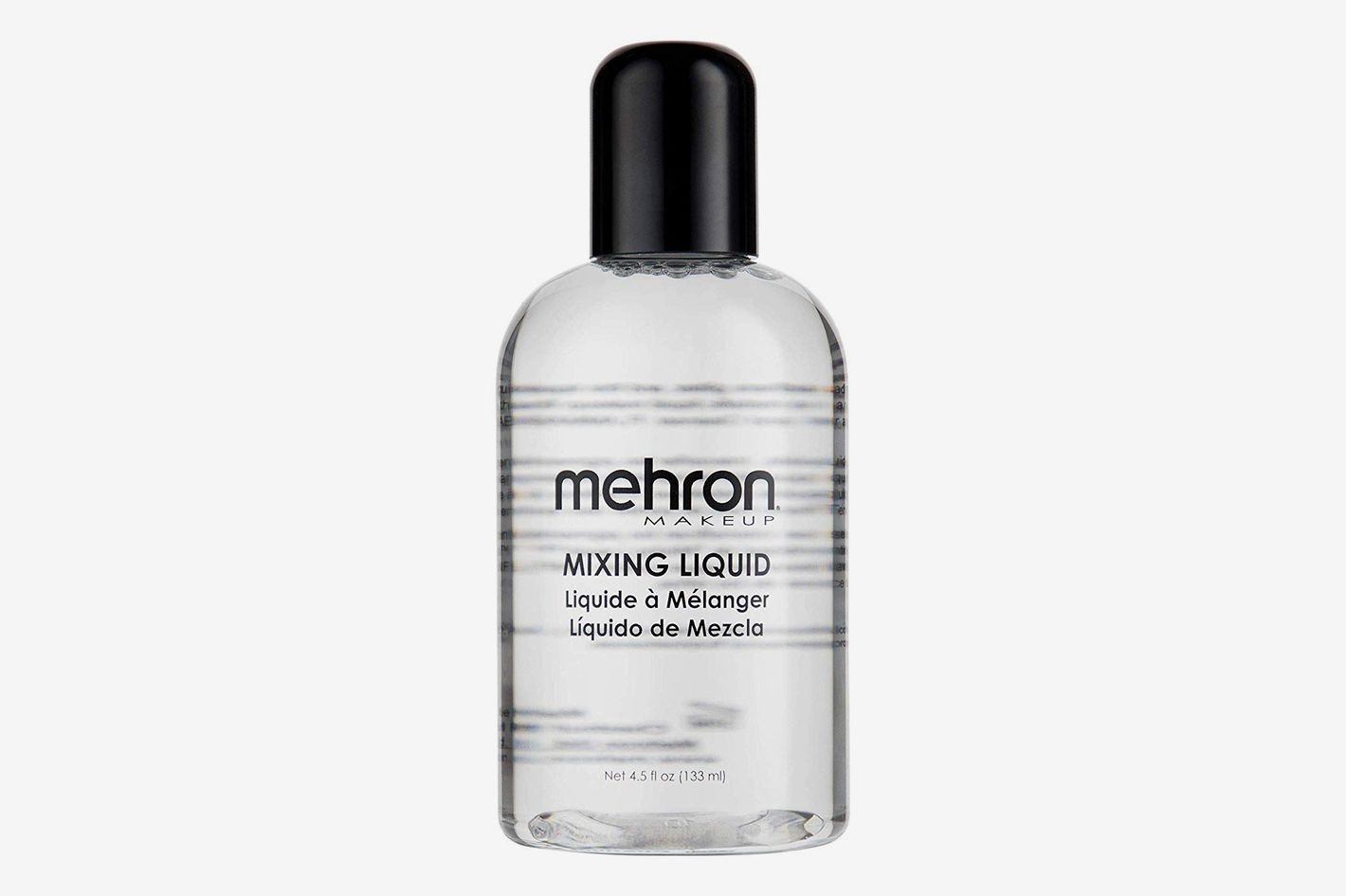 Mehron Makeup Liquid Face and Body Paint (4.5 oz) (Black) 4.5 Fl