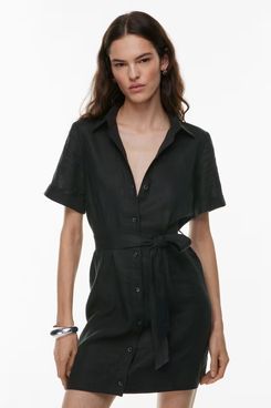 Aritzia Wilfred Leta Linen Mini Dress