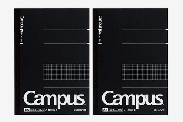 Kokuyo Campus Pre-Dotted Notebook, Semi A5, 5mm Grid Ruled - 80 Sheets