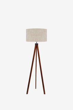 LEPOWER Wood Tripod Floor Lamp