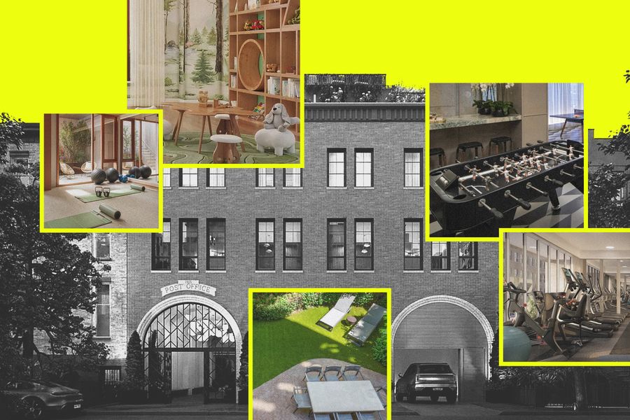The Townhouses With Doormen, Pet Spas, and Pickleball Courts
