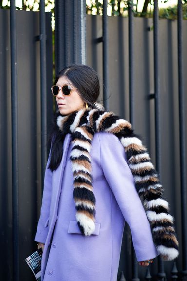 Paris Street Style: Bright Accents & Ladies in Ties