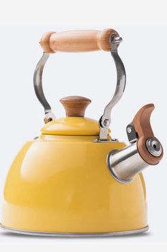 ROCKURWOK Tea Kettle Stovetop Whistling Teapot Yellow