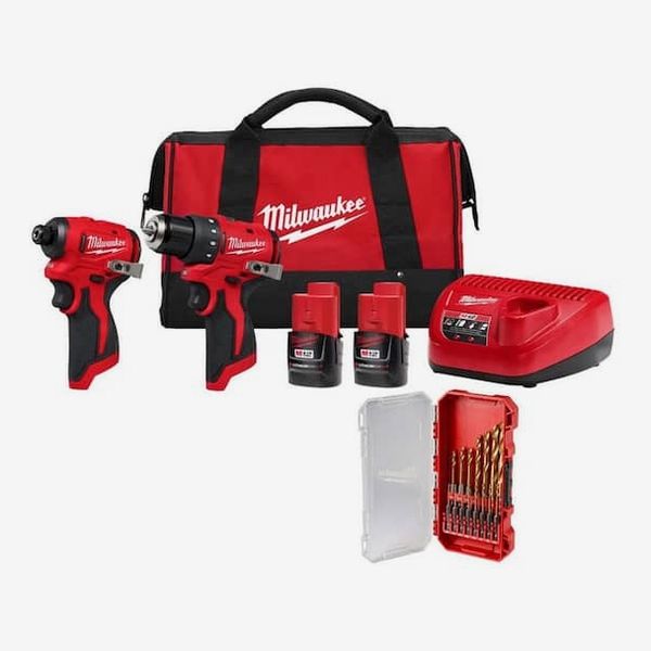 Milwaukee M12 12-Volt Lithium-Ion Brushless Cordless Subcompact Drill and Impact Driver Combo Kit