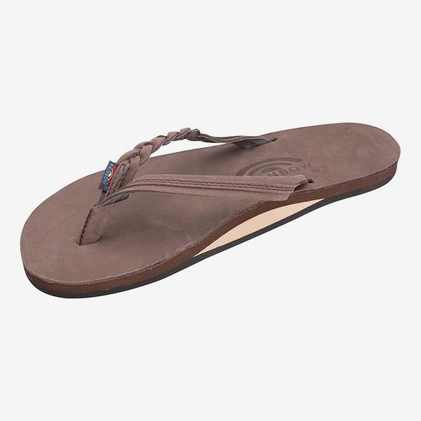 Rainbow Sandals Women’s Flirty Braidy Premier Leather w/Single Braided Strap