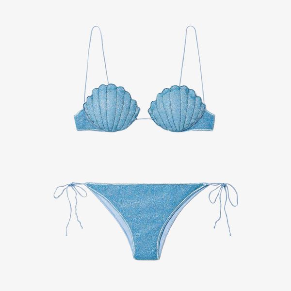 Oséree Lumière Shell Metallic Bikini