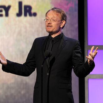 BEVERLY HILLS, CA - OCTOBER 14: Actor Jared Harris speaks onstage during The 25th American Cinematheque Award Honoring Robert Downey Jr. held at The Beverly Hilton hotel on October 14, 2011 in Beverly Hills, California. (Photo by Kevin Winter/Getty Images)