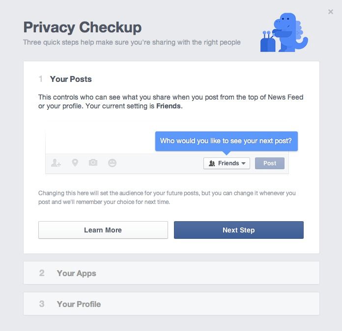 Two Facebook check-ups to stay private, secure