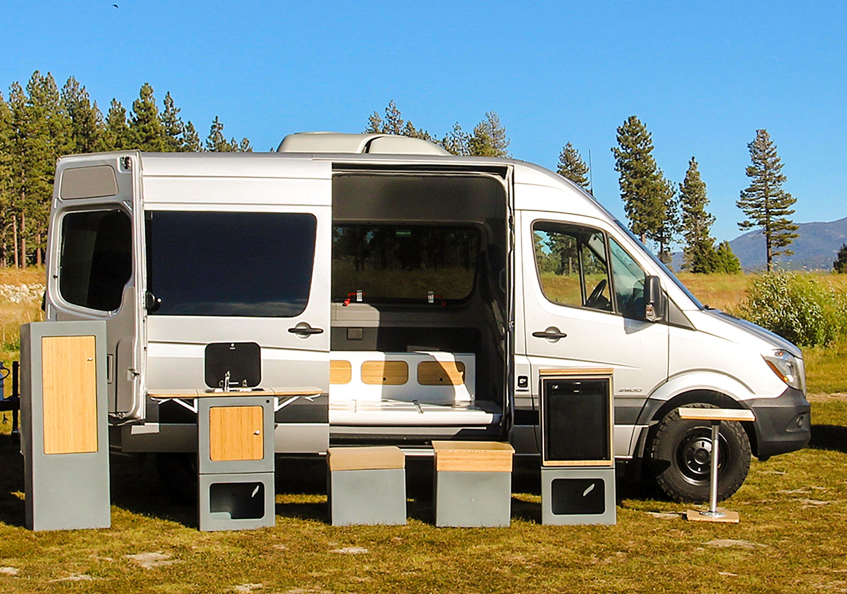 Pop-up camper modification: Build your own outdoor storage! 