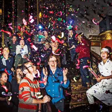 “这是一次庆祝活动，”迪马加加说。“我没有看到任何精致的部分。”