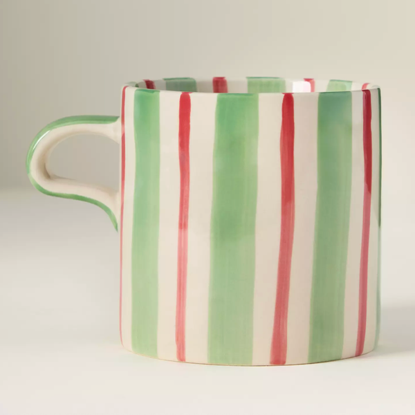 Anthropologie Daily Stripe Mug