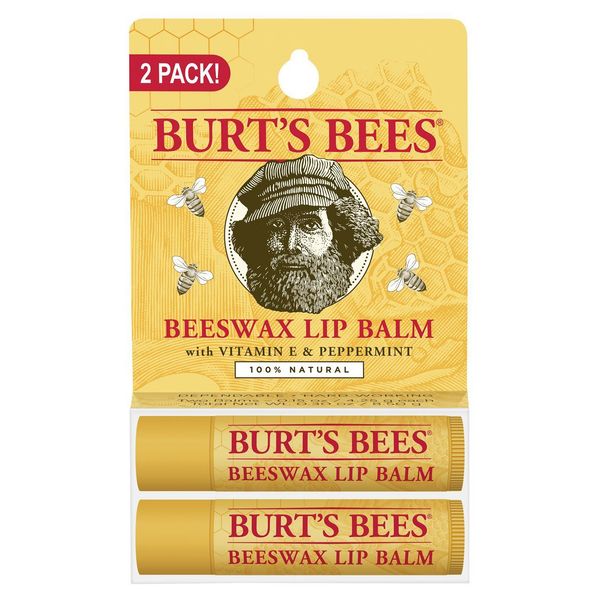 Burt’s Bees 100% Natural Moisturizing Beeswax Lip Balm