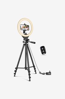 Sensyne 10” Ring Light with 50” Extendable Tripod Stand