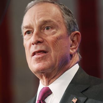 NEW YORK, NY - JANUARY 12: New York Mayor Michael Bloomberg delivers his annual State of the City address at Morris High School Campus on January 12, 2012 in the Bronx borough of New York City. Education reform was a significant part of Bloomberg's address. (Photo by Mario Tama/Getty Images)