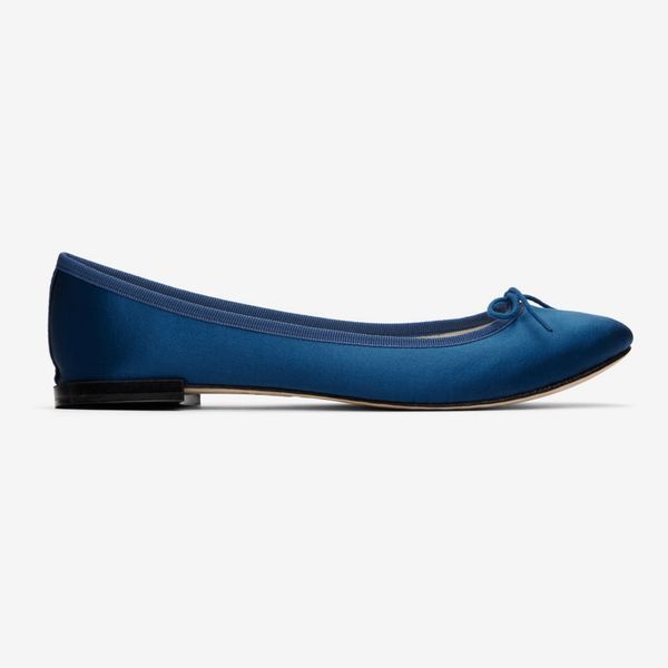 Repetto SSENSE Exclusive Navy Cendrillon Ballerina Flats