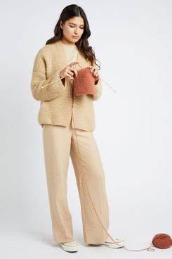 Wool and The Gang Gotta Feeling Cardigan Beginner Knitting Kit