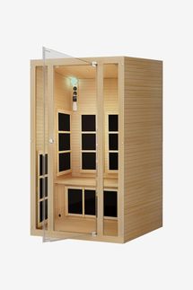 JNH Lifestyles 2-Person Home Infrared Sauna with Red Light Therapy