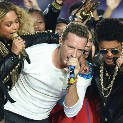 Coldplay Were Beyoncé's Left Shark at the Super Bowl