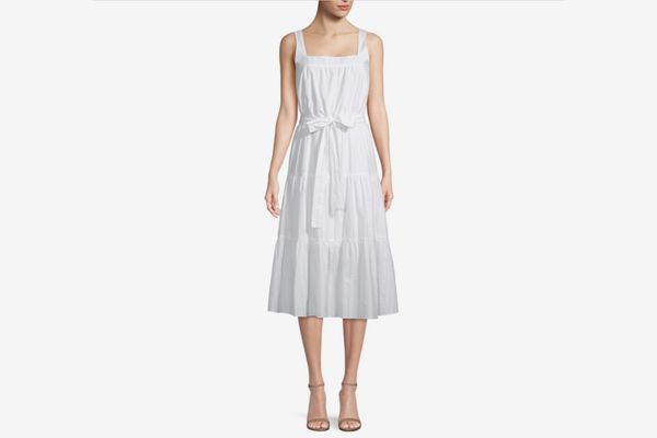 Michael by Michael Kors Tiered Midi Dress