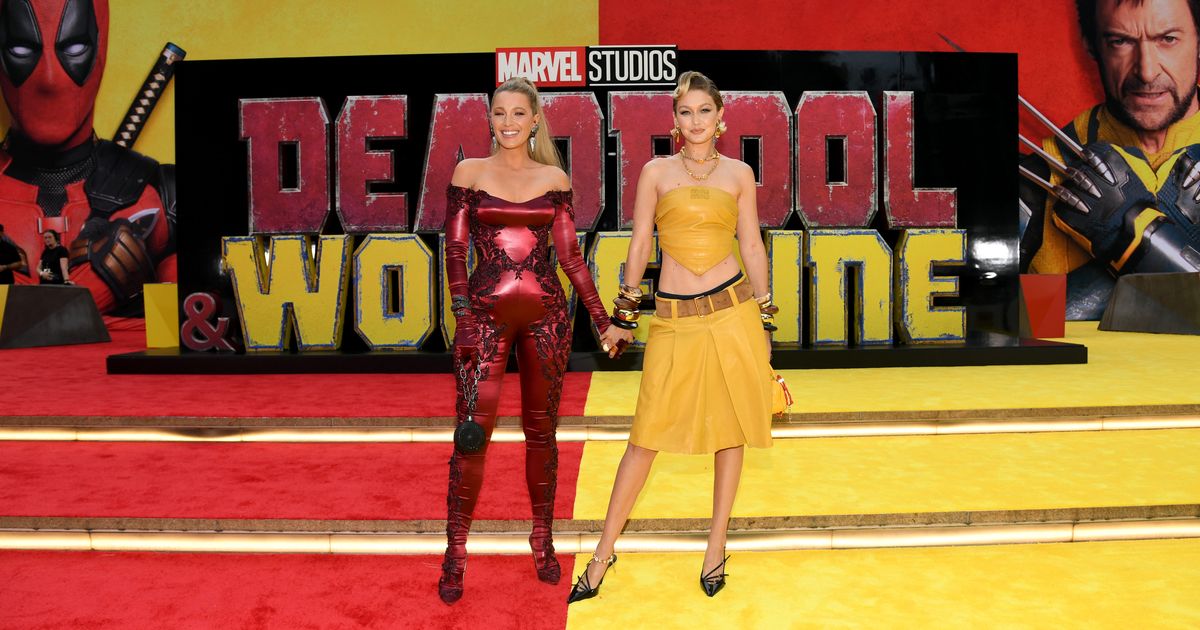 Blake Lively and Gigi Hadid Coordinated Outfits for the Deadpool Premiere
