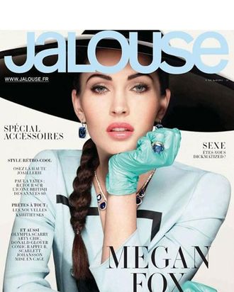 Megan Fox's April 2012 <em>Jalouse</em> cover.