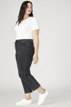 Eloquii The Naomi Comfort Stretch Straight Leg Jean Crop