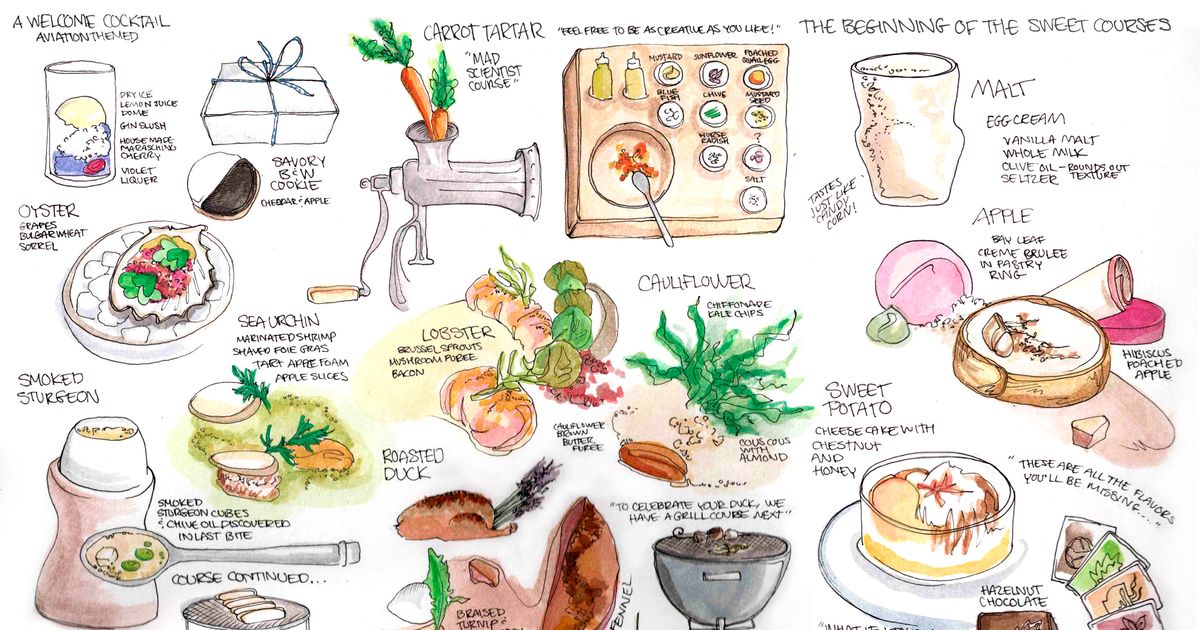 Meet the Woman Who Illustrates Restaurant Meals Instead of ...
