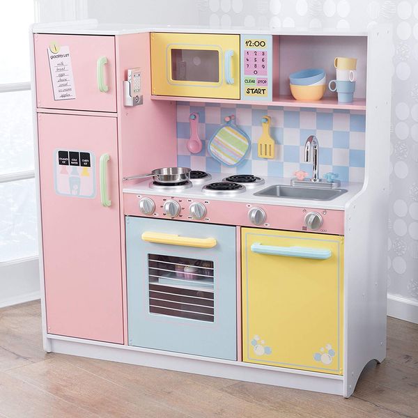 14 Best Toy Kitchen Sets 2021 The, Wooden Pretend Kitchen Set