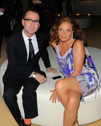 CFDA CEO Steven Kolb and president Diane Von Furstenberg.